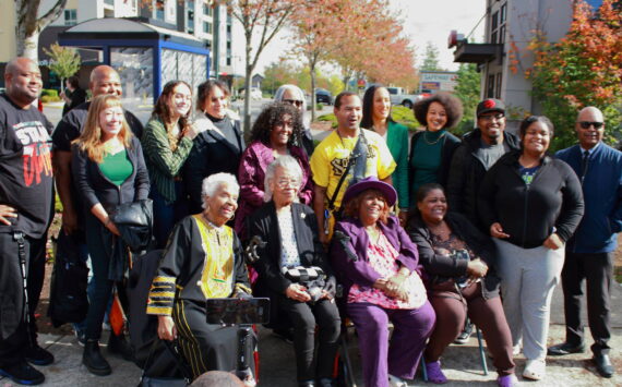 All of the descendants of John and Mary Conna who were present gathered for a group photo after the festivities. Photo by Keelin Everly-Lang / The Mirror