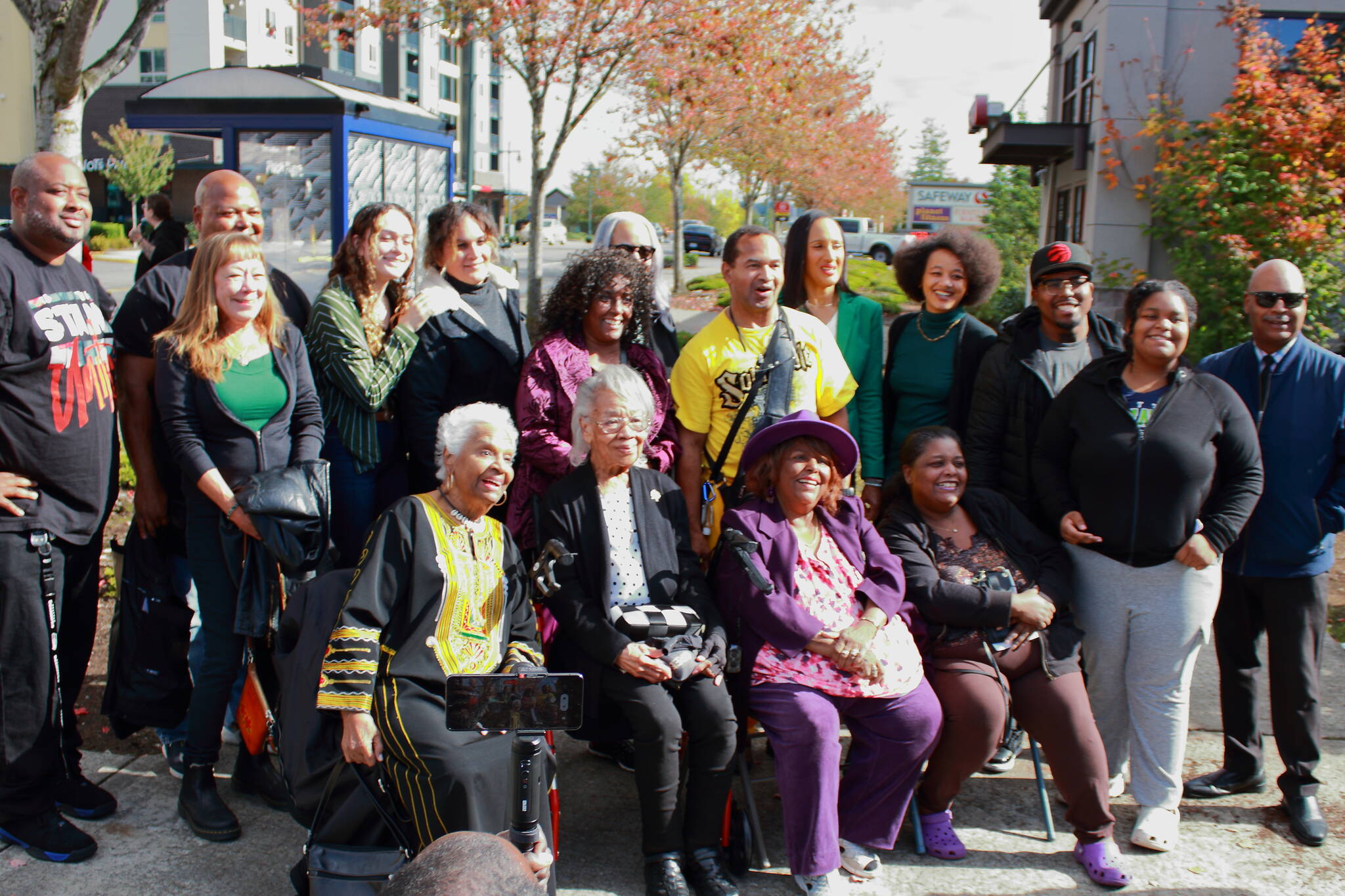 All of the descendants of John and Mary Conna who were present gathered for a group photo after the festivities. Photo by Keelin Everly-Lang / The Mirror