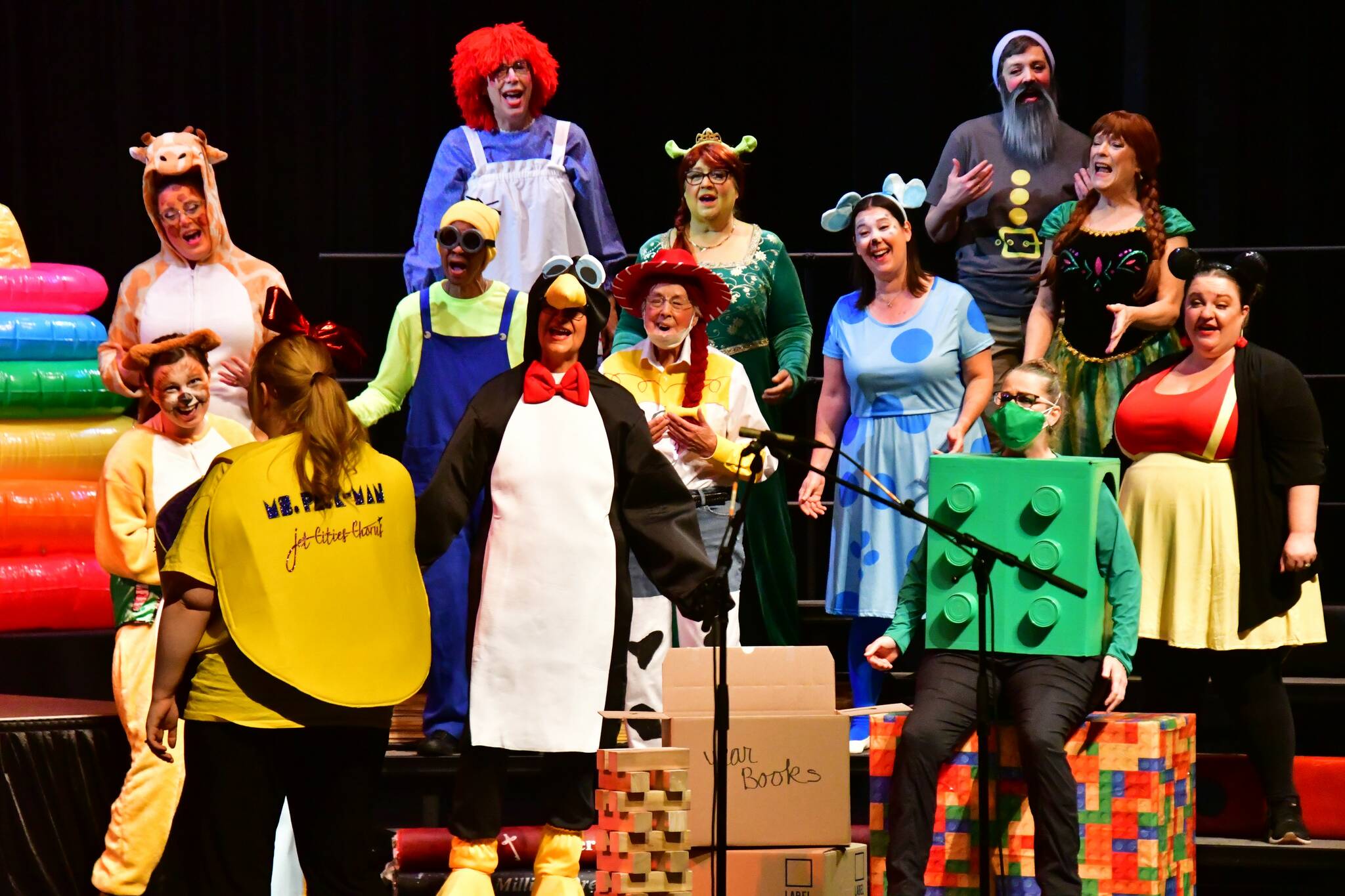 Photo by Bruce Honda.
Jet Cities Chorus concert “Once Upon a Tune” on Oct. 19 was themed and colorfully costumed around favorite classic childhood stories.