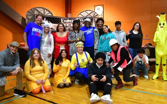 Kids at the Federal Way Community Center’s Tricks and Treats event Oct. 26. Photo by Bruce Honda