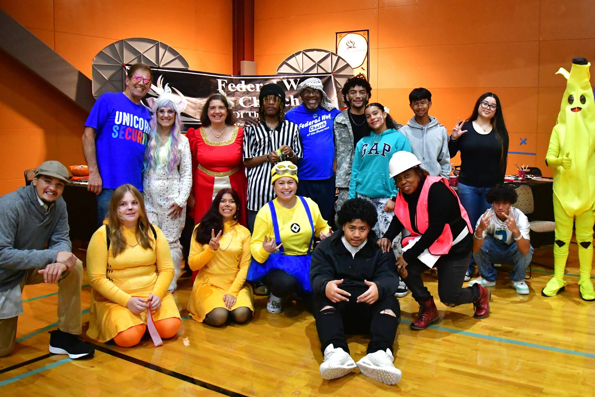 Kids at the Federal Way Community Center’s Tricks and Treats event Oct. 26. Photo by Bruce Honda