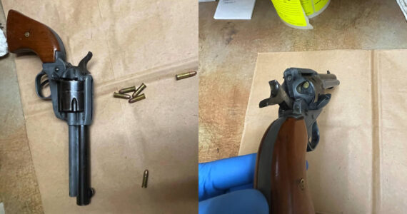 The handgun found on the student. Photos from Federal Way Police Department