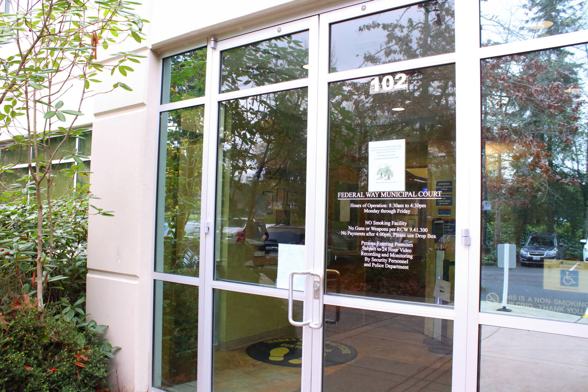 The Municipal Court in Federal Way. Over 1,000 cases were represented by public defenders in this court this year. Photo by Keelin Everly-Lang / the Mirror