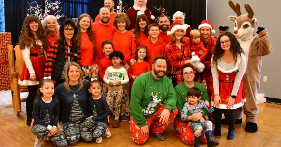 Families had the chance to get photos with Santa and Mrs. Claus and showed off their coordinated holiday pajamas at the annual Jingle Bell Brunch.