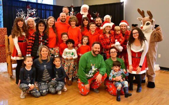 Families had the chance to get photos with Santa and Mrs. Claus and showed off their coordinated holiday pajamas at the annual Jingle Bell Brunch.