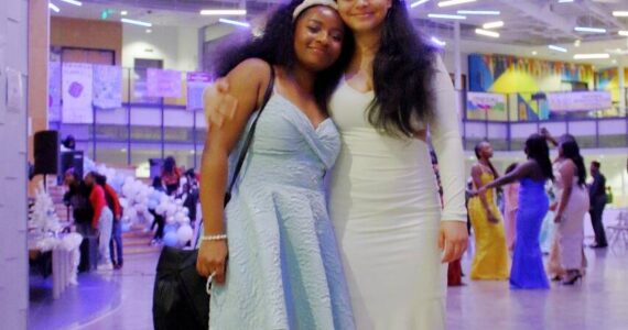 Fiona Okech, Youth Director and Buthaina Al Habsi, Management Consultant of AYDEPI at their annual event in 2023. Photo by Keelin Everly-Lang / The Mirror