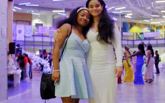 Fiona Okech, Youth Director and Buthaina Al Habsi, Management Consultant of AYDEPI at their annual event in 2023. Photo by Keelin Everly-Lang / The Mirror