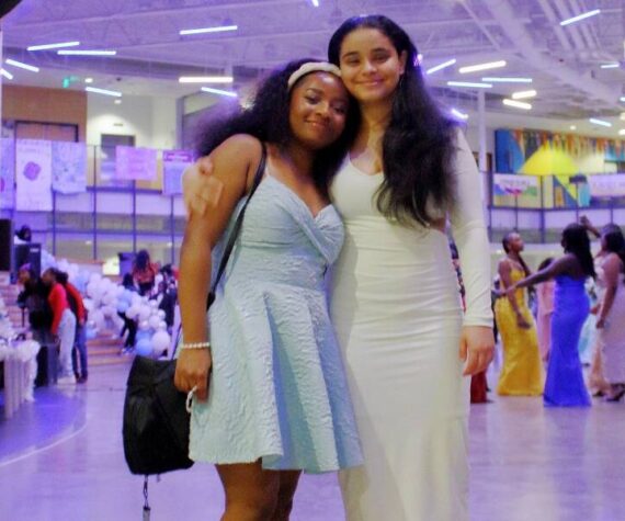 Fiona Okech, Youth Director and Buthaina Al Habsi, Management Consultant of AYDEPI at their annual event in 2023. Photo by Keelin Everly-Lang / The Mirror