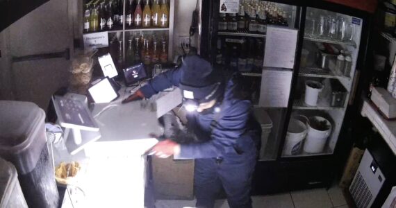 Scene from the burglary video. Courtesy image