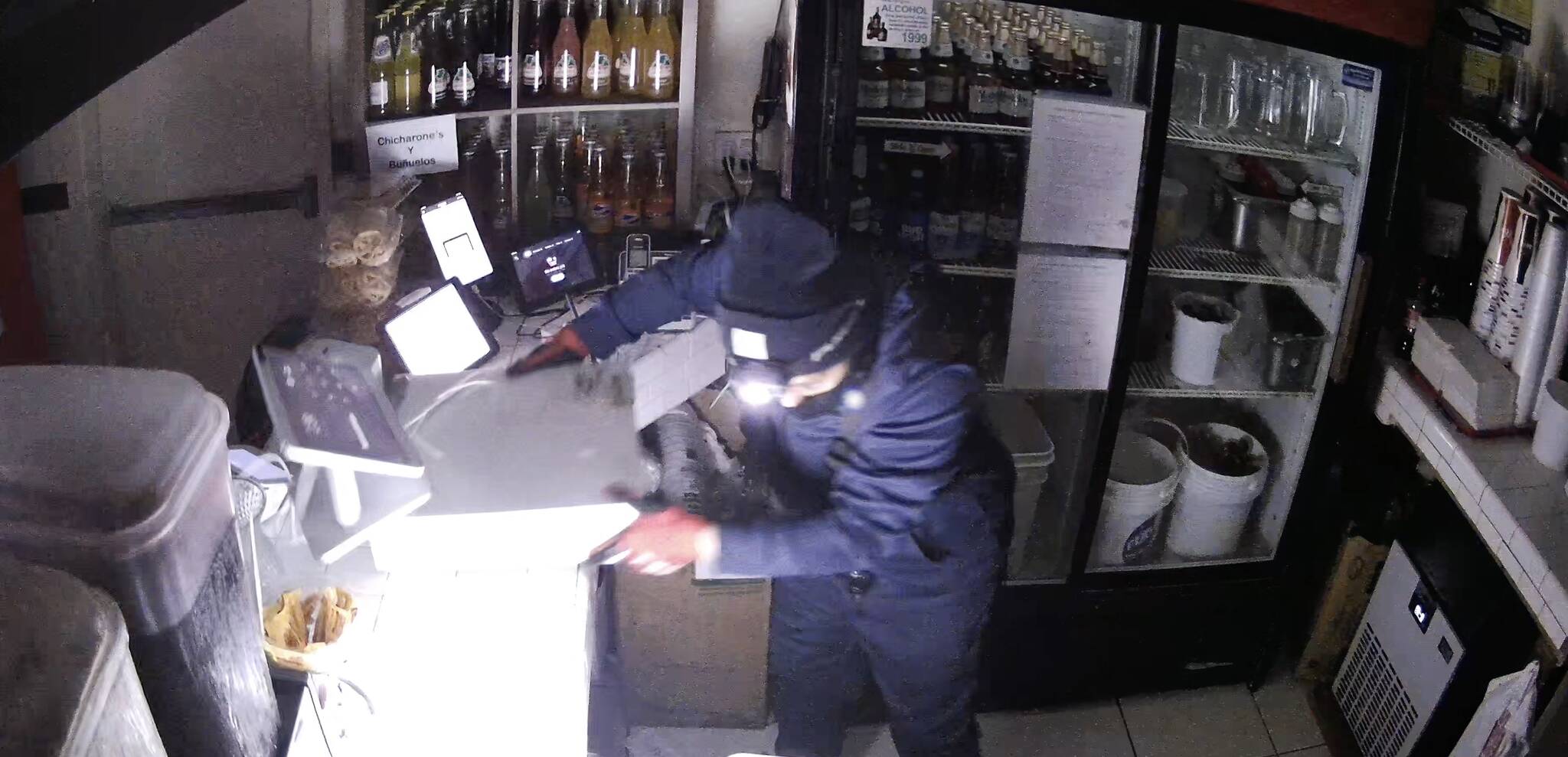 Scene from the burglary video. Courtesy image